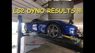 C6 Corvette LS2 Dyno Results !!!  Bonus: Camaro vs. Mustang vs. Hellcat Dyno Pulls