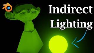 Indirect Lighting | Mesh Light With Emission Shader | Irradiance Volume & Cubemap | Blender Eevee