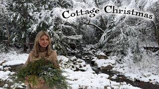 A Cottage Christmas- Foraging for Our Christmas Tree #cottagecore