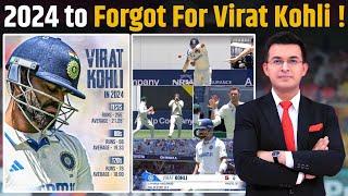 IND vs AUS: Virat Kohli's flop show continues in Australia ! Virat averages less than 20 in 2024 !