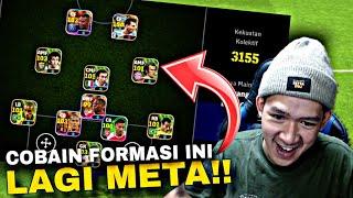 FORMASI INI LAGI META? LANGSUNG KITA COBA! Gameplay eFootball 2024 Mobile