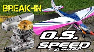 Engine os speed 55ax break-in di kit kyosho calmato