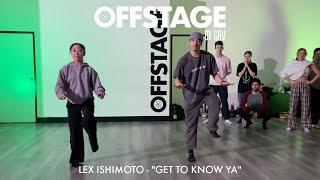 Lex Ishimoto Contemporary Fusion Choreography to “Get to Know Ya” by Nao at Offstage Dance Studio