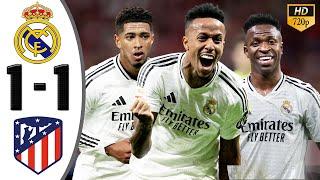 Real Madrid vs Atletico Madrid 1-1 Highlights & All Goals 2024 HD