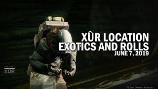 Xur Location, Exotics & Armor Rolls 6-7-19 / June 7, 2019 [Destiny 2]