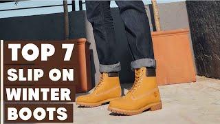 Top 7 Slip-On Winter Boots for Men: Best Choices for Cold Weather