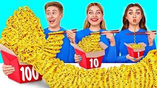 100 Слоев еды Челлендж | Смешные челленджи от Multi DO Challenge