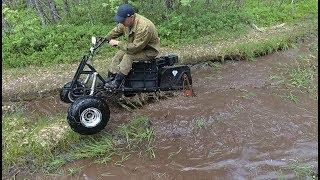 Колесный модуль для мотобуксировщика