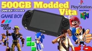 I Modded My PS Vita In 2024 500GB Micro SD - Retroflow - Emulation And Gameplay Showcase