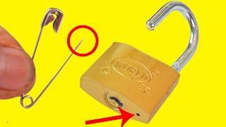 10 Ways to Open a Lock without key