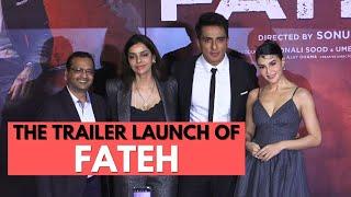 UNCUT - Sonu Sood, Jacqueline Fernandez & Others At Trailer Launch Of Film Fateh