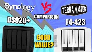 Synology DS920+ vs Terramaster F4-423 NAS Comparison - Which Should You Buy?