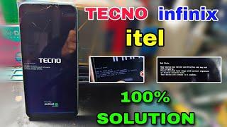 tecno spark 7 kf6 dl image fail solution || tecno mobile red state problem || tecno itel infinix