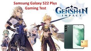 Samsung Galaxy S22 Plus Genshin Impact FPS Test. Snapdragon 8 gen 1.