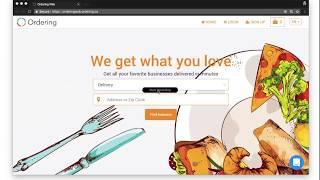 Ordering Website - Ordering Process