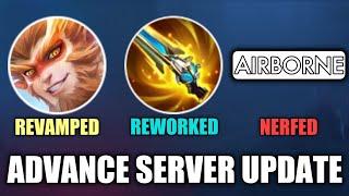 REVAMPED SUN REWORKED MALEFIC GUN EXPERIMENTAL HEROES AND MORE! | ADVANCE SERVER UPDATE