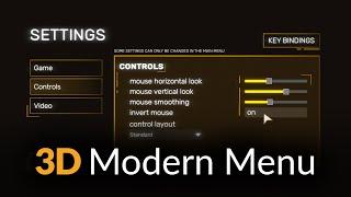 (FREE) Unity 3D Modern Menu V1.2 | #1 ON ASSET STORE