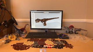 Building Lego Rexy for the First Time!