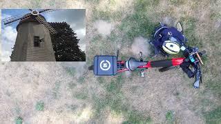 Skydio 2 Drone Autonomous Case Landing on Gazelle eBike Rack