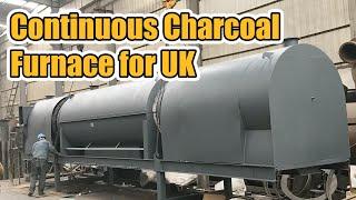 Continuous Charcoal Furnace For UK | Shipment Video for Exporting Charcoal Machine to the UK