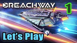 Let's Play - Breachway - Full Gameplay - Space Strategy Deckbuilder - Release Early Access #1