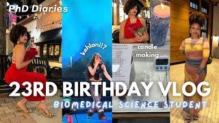 23RD BIRTHDAY VLOG | Kehlani Crash World Tour + candle making + sip & paint + more!