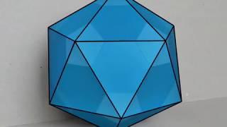 conversion of Truncated icosahedron, Превращение икосаэдра в усечённый икосаэдр