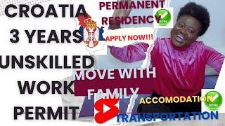 CROATIA  WORK PERMIT 2024+FLIGHT ️, HOUSING PROVIDED STEP BY STEP PROCESS #job #croatia #visa