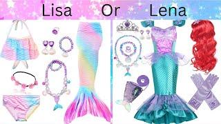 Lisa or Lena choose one (Princess toys)