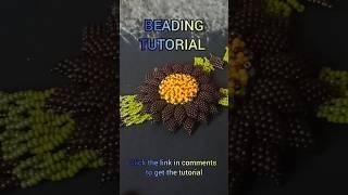 new tutorial link in comments  #beading #beadingtutorial #tuturial #flowersbeaded