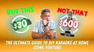 Karaoke at Home: The Cheapest DIY Karaoke Setup Using YouTube!