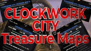 Where to find Clockwork City Treasure Map 1 and 2! ESO Treasure map 2020 (Livewire set, tinkerer set