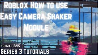 Roblox How to use "Easy Camera Shake" | Camera Shake for your game!