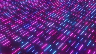 Abstract Neon Lines Glowing Pink and Blue Laser Light Particles Flow 4K 60fps Wallpaper Background