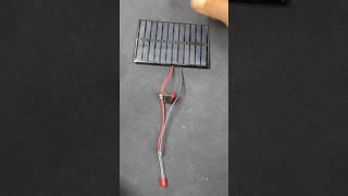 Solar Panel • Creating a Glowing LED Light with Solar Panel Connection #shorts #solar #freeenergy