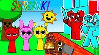 SPRUNKI  vs TAJNA BAZA w Minecraft 