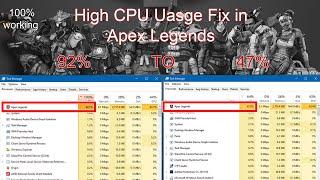 Apex Legends | Season 10 | High CPU usage Fix  2021 ( 100% CPU Usage )