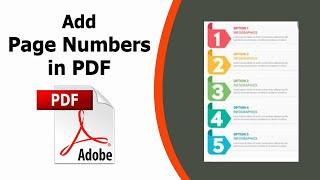 How to Add Page Numbers to a pdf document using Adobe Acrobat Pro DC 2022