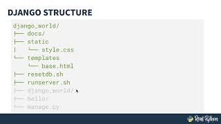 Django Web Apps: How to Structure Them