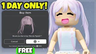 *1 DAY ONLY* FREE HAIR & ITEMS ROBLOX