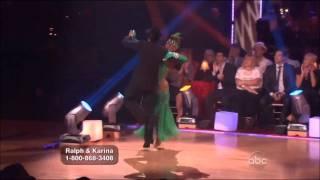 Ralph Macchio and Karina Smirnoff Quickstep