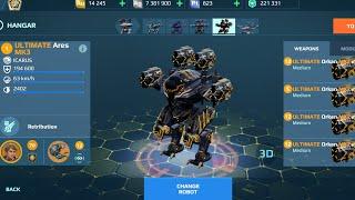 Ultimate Ares Orkan | War Robots Gameplay