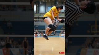 World's tallest volleyball women in  #tallgirlfriend #usa #tallwomen #volleyball #trending