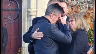 Liam Payne's parents console Simon Cowell outside One Direction singer's funeral