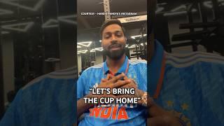 "For The Billion People Behind Us" | Hardik Pandya's Heartfelt Message Ahead Of The World Cup Finals