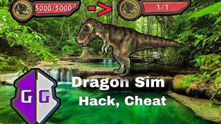 Dragon Sim - взлом на частый спавн тирекса ||как взломать на 1 хп у боссов?!