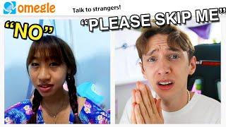 Omegle but i cant skip anyone...