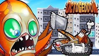 BETTER NOT TO ANGER THE OCTOPUS! Octopus MUTANT Destroys the CITY - Octogeddon