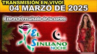 SINUANO NOCHE: Resultado SINUANO NOCHE del MARTES 04 de Marzo de 2025.