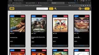 IMDb clone website demo